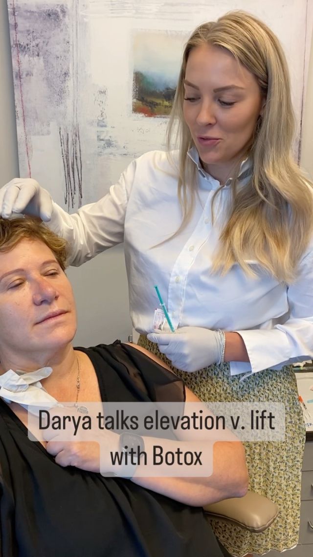 Watch this short clip as Darya, our nurse practitioner, explains the elevating impact of #botox #dysport #neuromodulators