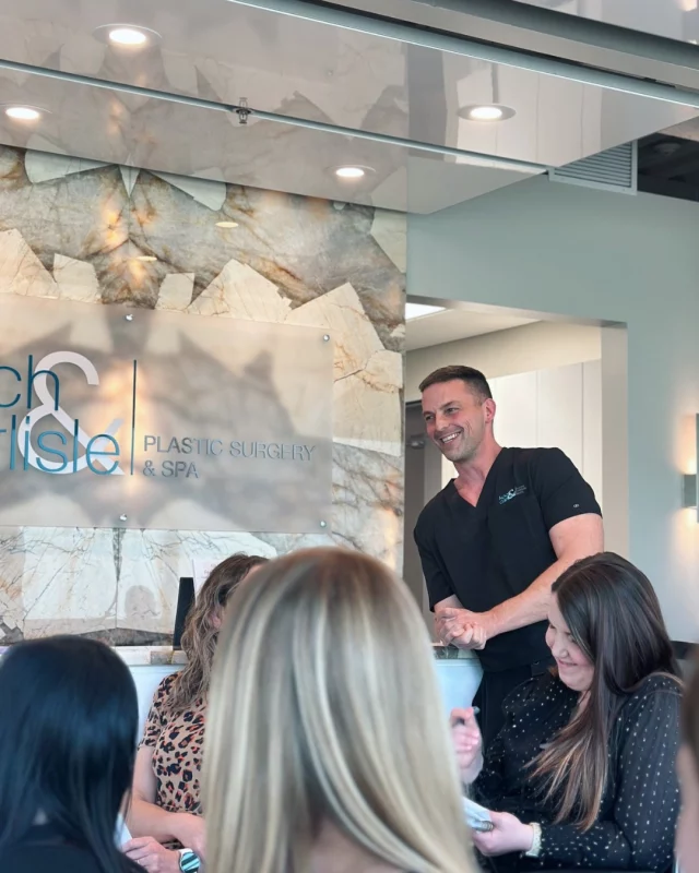 A big thank you to our friends at Allergan for leading a very special and fun team-building exercise last night at our practice.

It's always a joy when the whole team comes together, and we had a fantastic time identifying and sharing our individual and core values at Koch & Carlisle Plastic Surgery.

During the exercise, we were instructed to select 10 words we value and then share our top six with everyone. The most common value selected by team members was "family," which we believe truly represents who we are.

Thank you again to Allergan for a wonderful night!