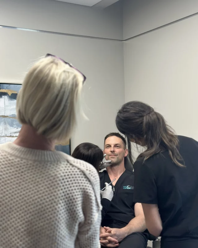 We had a very nice patient in our injections chair during a Volux and Voluma training with Allergan! 👏😁

Our expert injectors - Pam Banyas and Patty Tigges - practiced injecting techniques to achieve optimal results with both Volux and Voluma.

These cosmetic fillers are available at Koch & Carlisle Plastic Surgery, and can achieve different outcomes:
➡ Volux: dermal filler used to temporarily improve jawline definition
➡ Voluma: dermal filler used to instantly lift, add volume, and contour the cheeks

Our injection consultations are complimentary at our practice, and can be booked by calling Koch & Carlisle Plastic Surgery & Spa, or inquiring online:
🩵 Request a consult online: https://www.kochandcarlisle.com/consultation-mobile/
