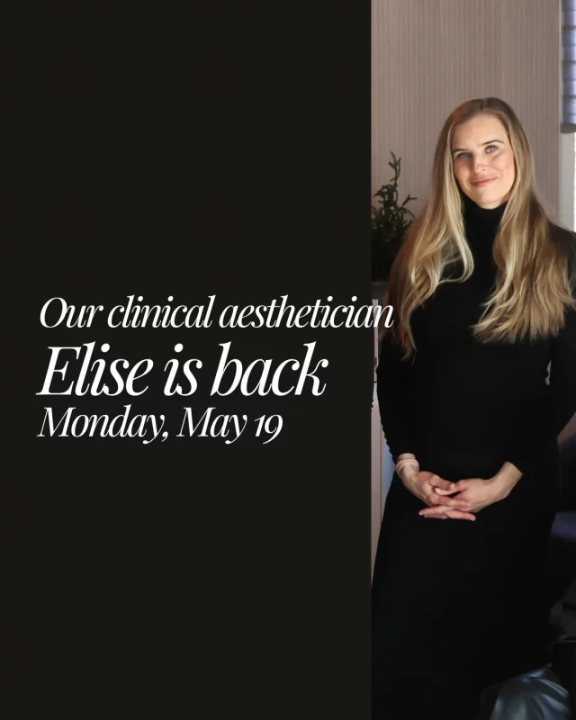 We're so excited to welcome back Elise who will begin seeing patients again on Monday, May 19 following her maternity leave. 🩵

Elise will see patients until 3 p.m. on Mondays, and will have a full clinic day (9-4) on Tuesday, Wednesday, and Thursday's.

Appointments with Elise can be scheduled by calling our medical spa:
➡ 515-277-5555 | press "2" for our medical spa
