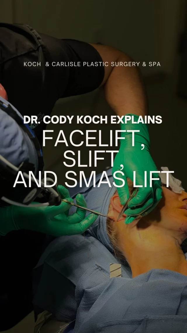 Discover the art of personalized facial rejuvenation with Dr. Cody Koch at Koch & Carlisle Plastic Surgery & Spa! 🙌

In this insightful video, Dr. Koch answers your questions on the difference between deep plane facelifts, S-Lifts, and SMAS facelifts, while also highlighting how each procedure is individually customized. 

Whether you are seeking a subtle, natural enhancement, or more of a significant change - our tailored approach ensures optimal results with minimized downtime. 

Interested in seeing more from Dr. Koch? Visit our online “Before & After” photo gallery to get a closer look:
➡️https://www.kochandcarlisle.com/photo-gallery/facial-cosmetic-surgery/facelift/

Ready to meet with Dr. Koch for an in-person consultation? We would love to help!
➡️Speak with a member of our team | 515-277-5555, press “1” for our medical office
➡️Inquire online |https://www.kochandcarlisle.com/consultation-mobile/
