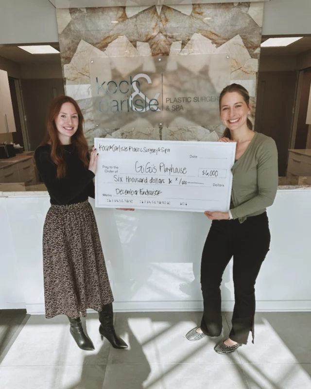 Thanks to the generosity and kindness of our amazing patients, we're proud to share our fundraiser for GiGi's Playhouse Des Moines raised $6,000 in December! 🩵

This donation will go directly to GiGi's Playhouse Des Moines, a Down syndrome achievement center located in Windsor Heights. 

We began fundraising for GiGi's Playhouse in early December, and were blown away by the support from our patients. A big thank you to all who purchased a stocking stuffer or rounded up your purchase during the holiday season. (Your kindness made all of the difference!)

Thank you for making this fundraiser a success!